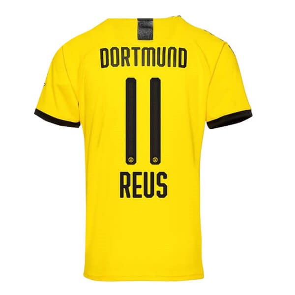 Tailandia Camiseta Borussia Dortmund NO.11 Reus Primera 2019-2020 Amarillo